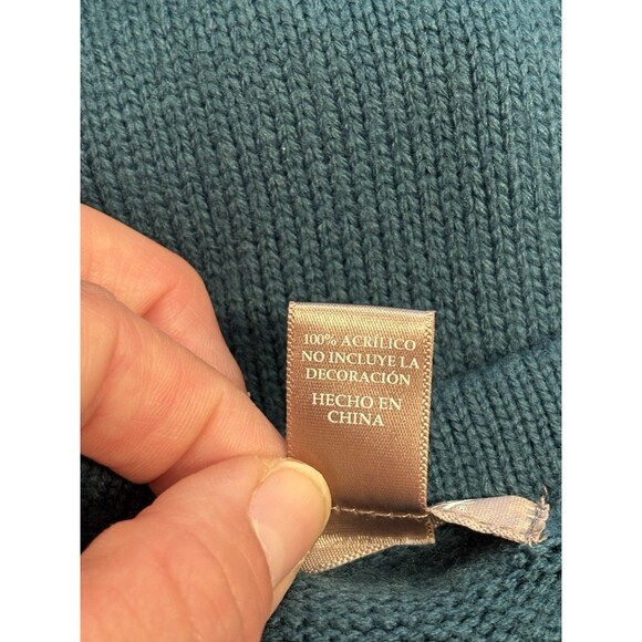 White Stag Vest XXL 18/20 Forest Green Snowman Christmas Button-Up Vtg Festive - Picture 8 of 8